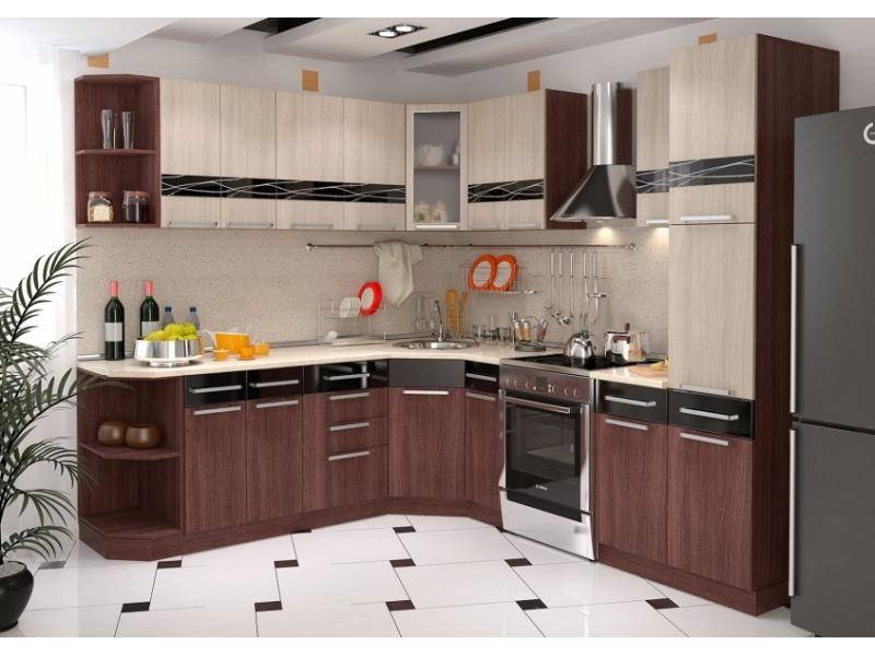 коричневая кухня капри в Нижневартовске