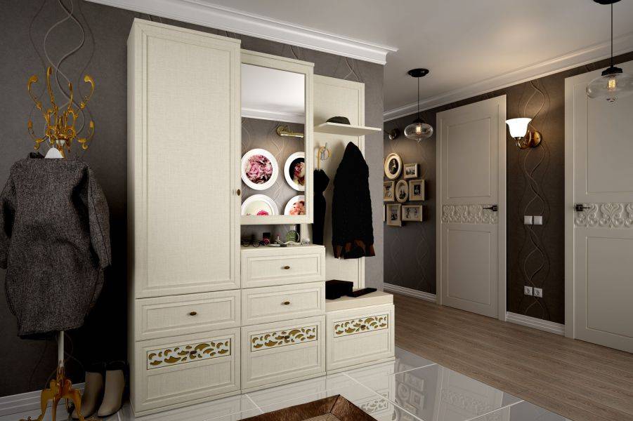 прихожая bella 1 рамочные фасады в Нижневартовске