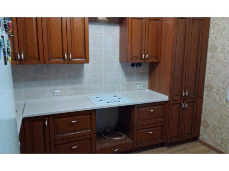 кухня прямая шпон в Нижневартовске