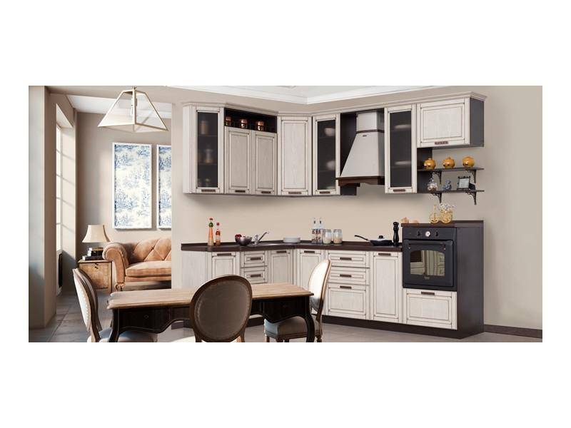 угловая кухня нежная патина в Нижневартовске