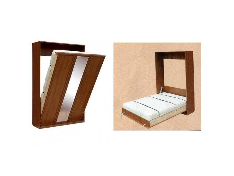 шкаф-кровать премиум (с зеркалом) в Нижневартовске