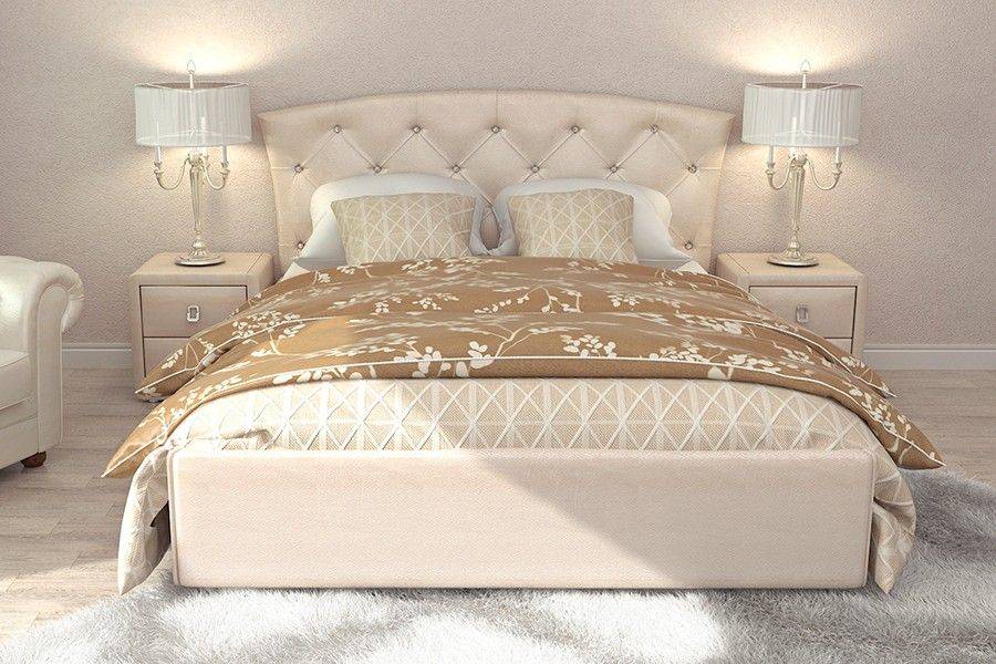 кровать диана молочный в Нижневартовске