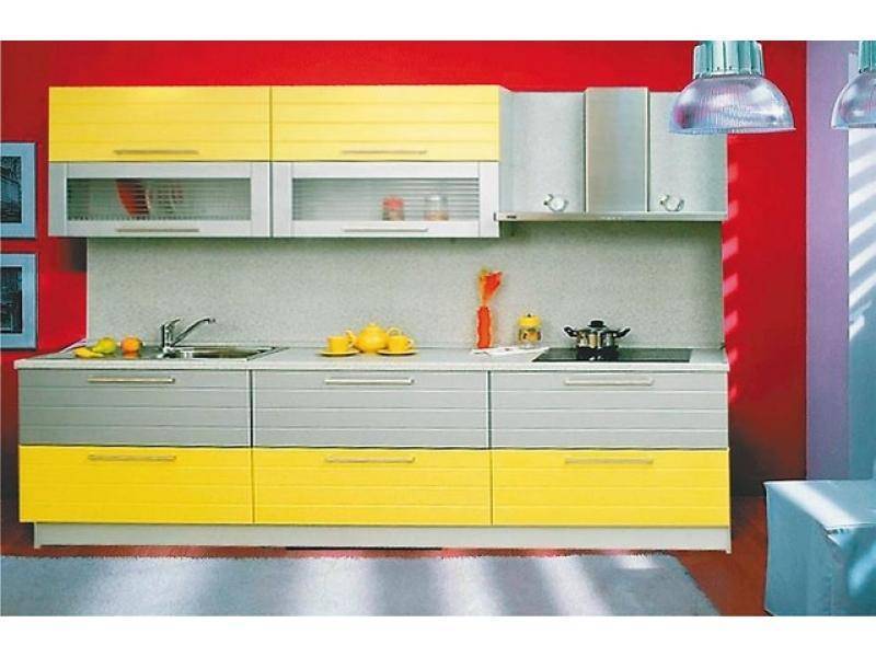 кухня прямая «hi - tech 2» в Нижневартовске