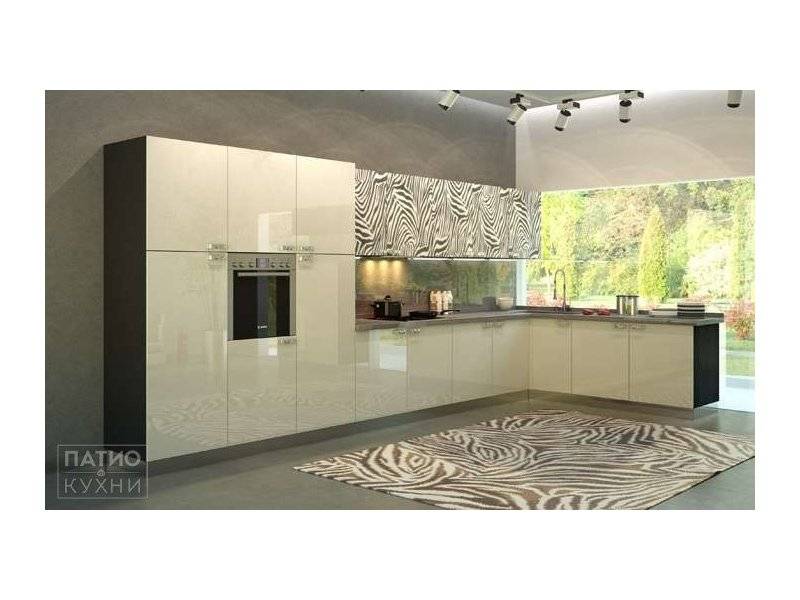 кухня dolce угловая (серый глянец) в Нижневартовске