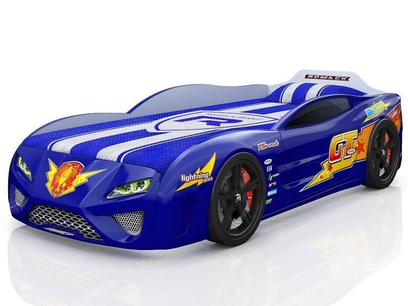 кровать-машина dreamer молния синяя в Нижневартовске