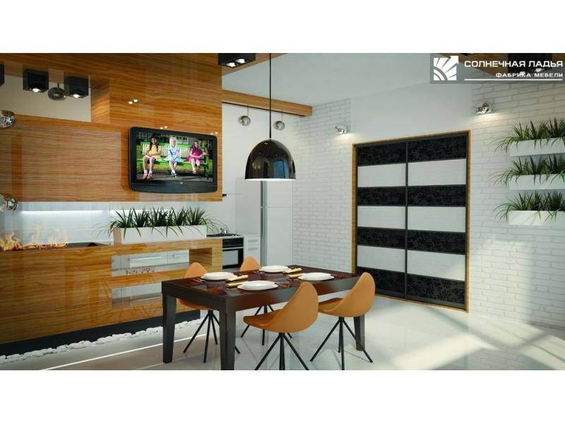 шкаф - купе для гостиной 34 в Нижневартовске