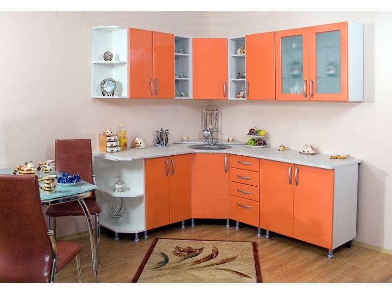 кухня вета-6 оранжевый металлик глянец в Нижневартовске