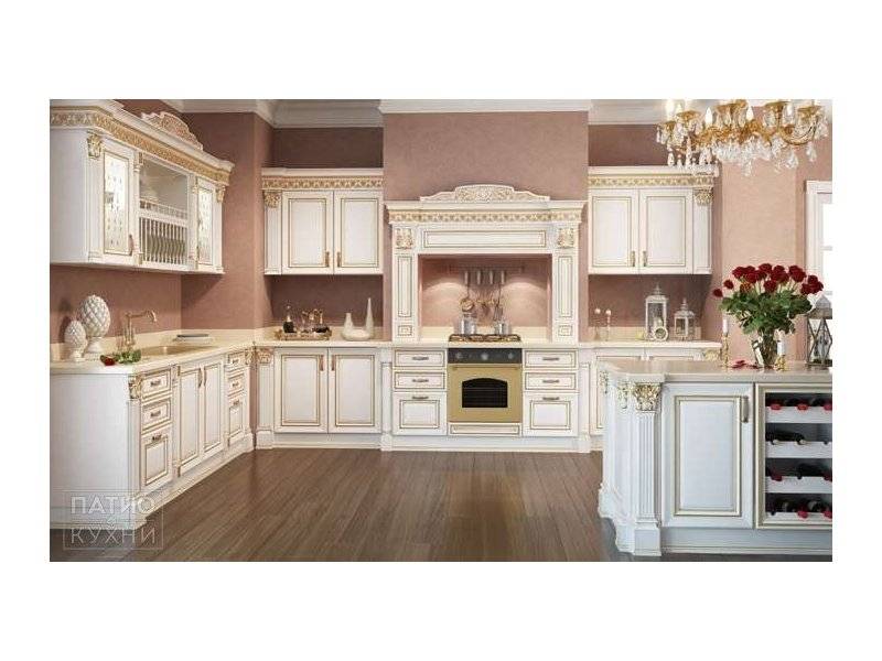 кухонный гарнитур infinity (патина золото) арт. 360 в Нижневартовске