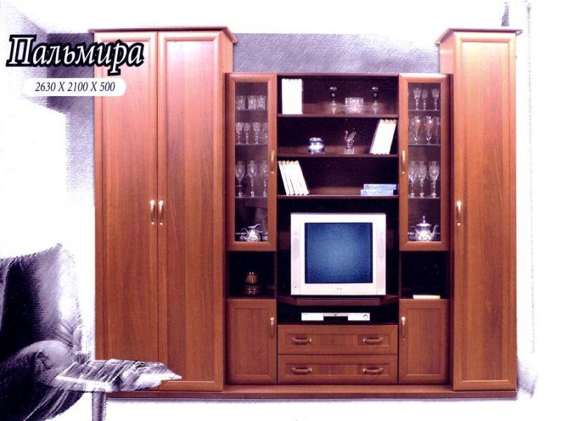 гостиная стенка пальмира 2+1 в Нижневартовске