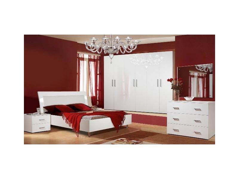 спальный гарнитур вена белый глянец в Нижневартовске