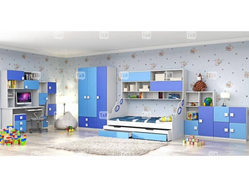 кровать чердак pinny blue в Нижневартовске