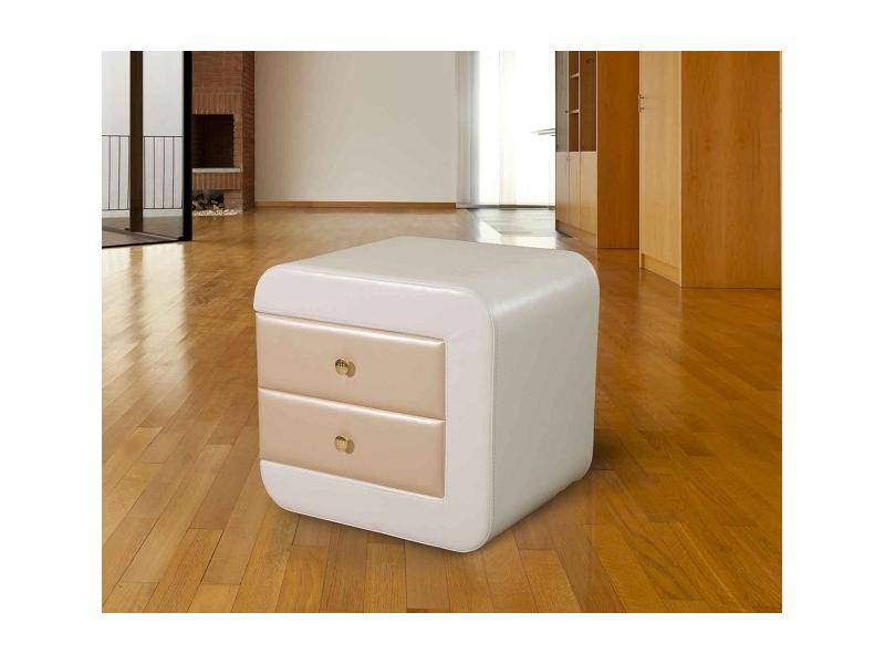 тумба прикроватная с деталями из кожи 5 в Нижневартовске