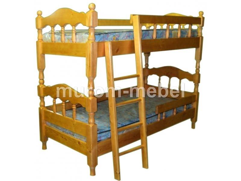 кровать двухъярусная точеная в Нижневартовске