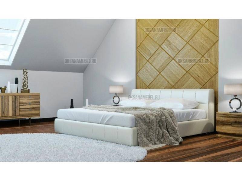 кровать беленус с встроенными в основание ящиками в Нижневартовске