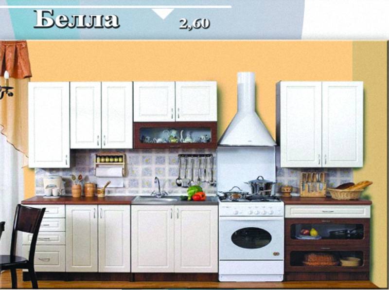 кухня прямая «белла» в Нижневартовске