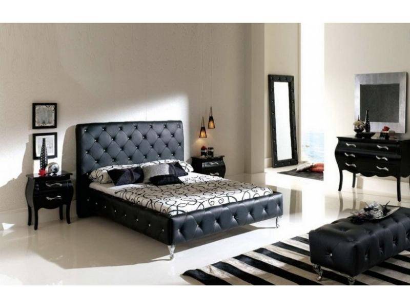 черная кровать 46 в Нижневартовске