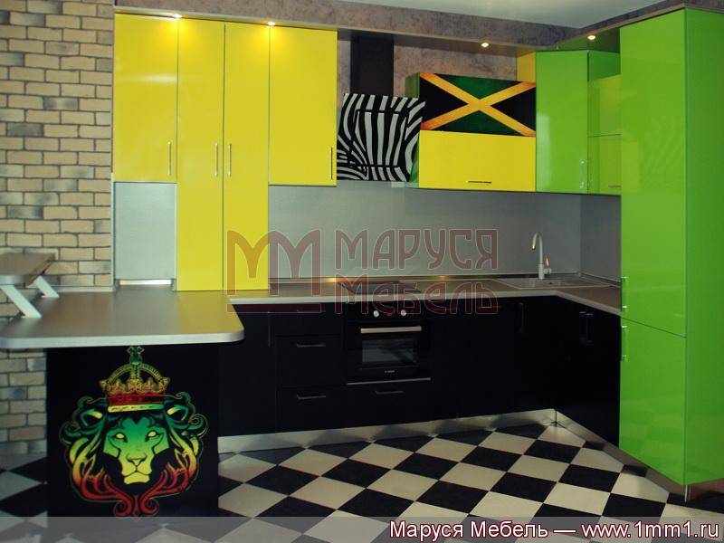 кухня угловая встраиваемая пластик в Нижневартовске