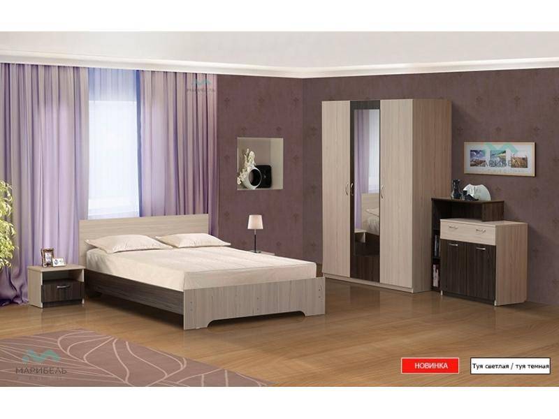 светлая спальня ивушка 9 в Нижневартовске