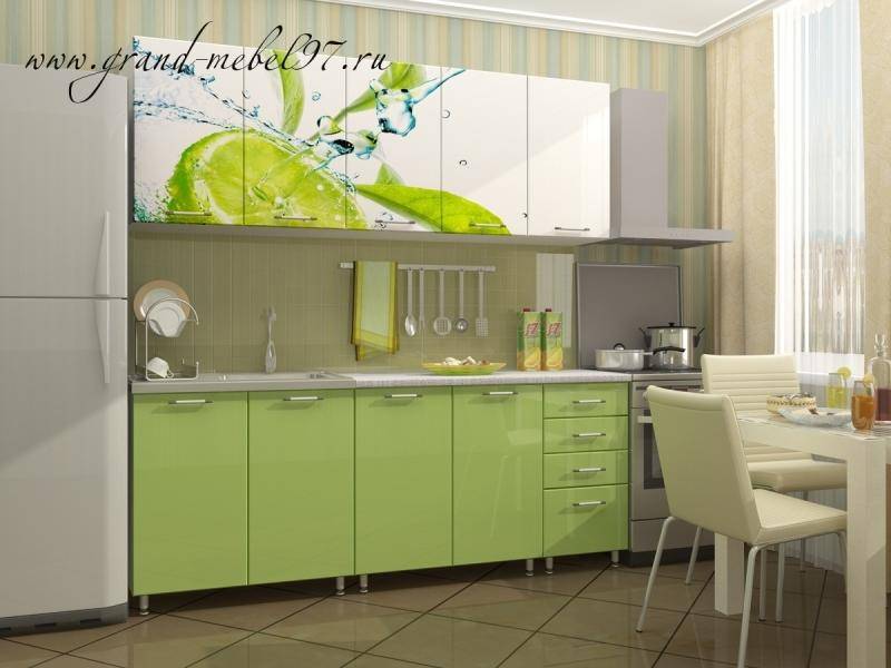 кухня с фотопечатью 025 в Нижневартовске