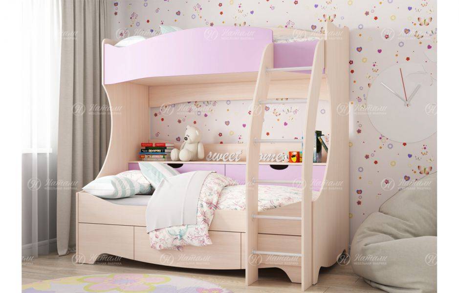 детская двухъярусная кровать виола в Нижневартовске