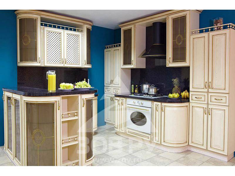 кухонный гарнитур софия кремона патина золото в Нижневартовске