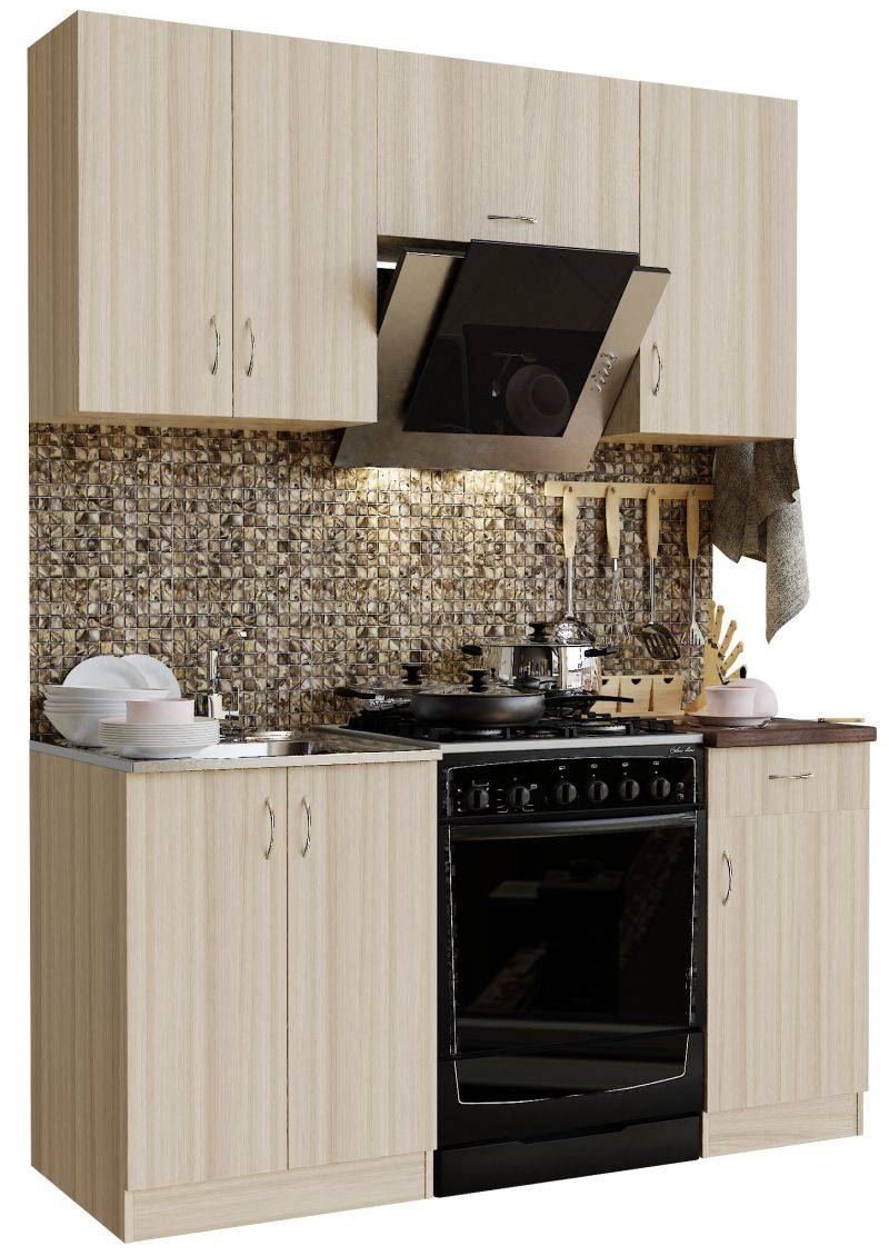 кухонный гарнитур светлый 1600 в Нижневартовске