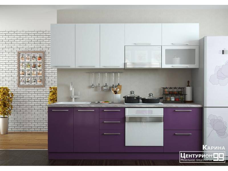 кухонный гарнитур прямой карина в Нижневартовске