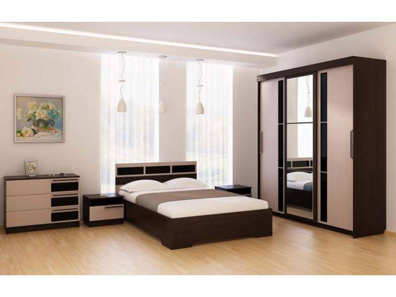 уютная спальня в интерьере в Нижневартовске