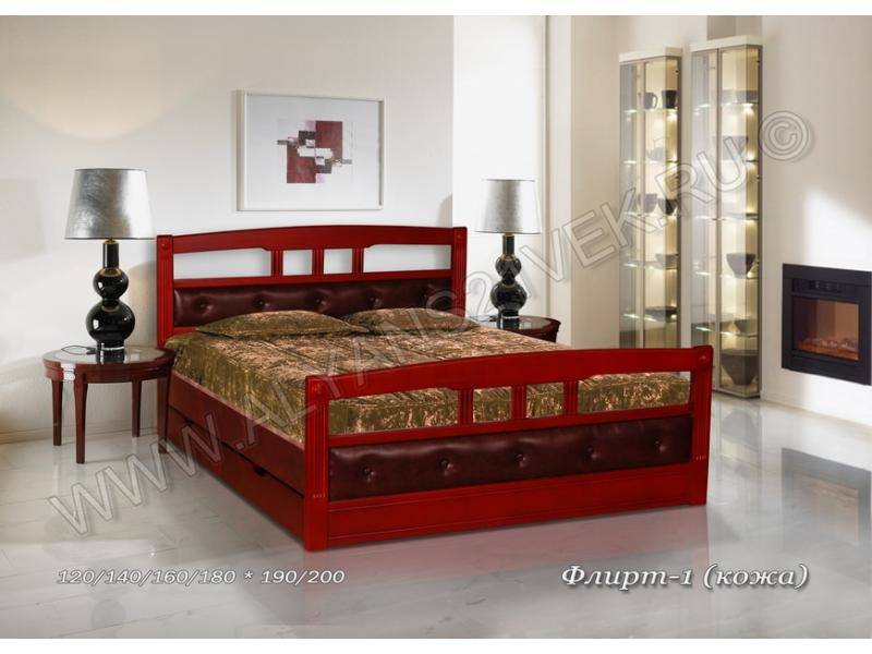 кровать флирт 1 кожа в Нижневартовске