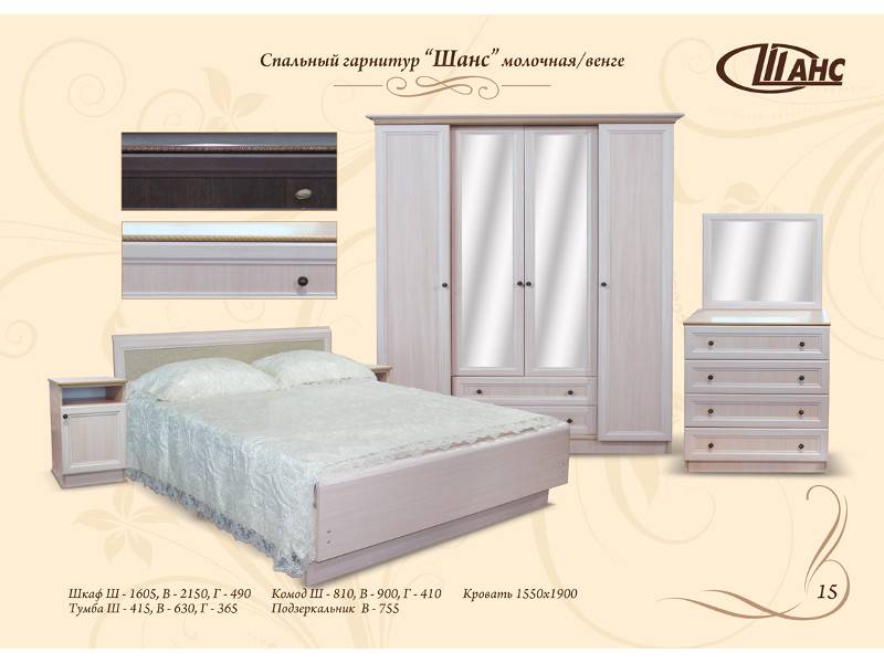 спальный гарнитур шанс в Нижневартовске