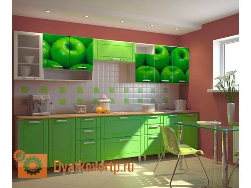 кухня зеленое яблоко в Нижневартовске