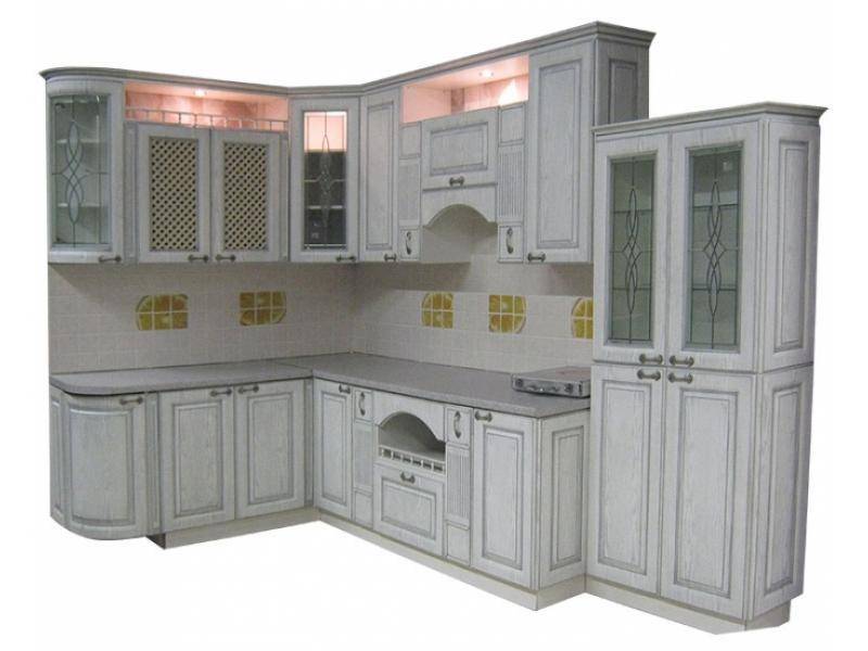 кухня угловая патина серебро в Нижневартовске