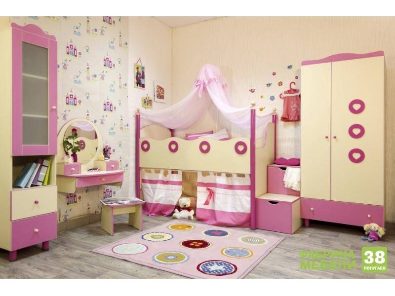 уютная детская мебель принцесса 1 в Нижневартовске