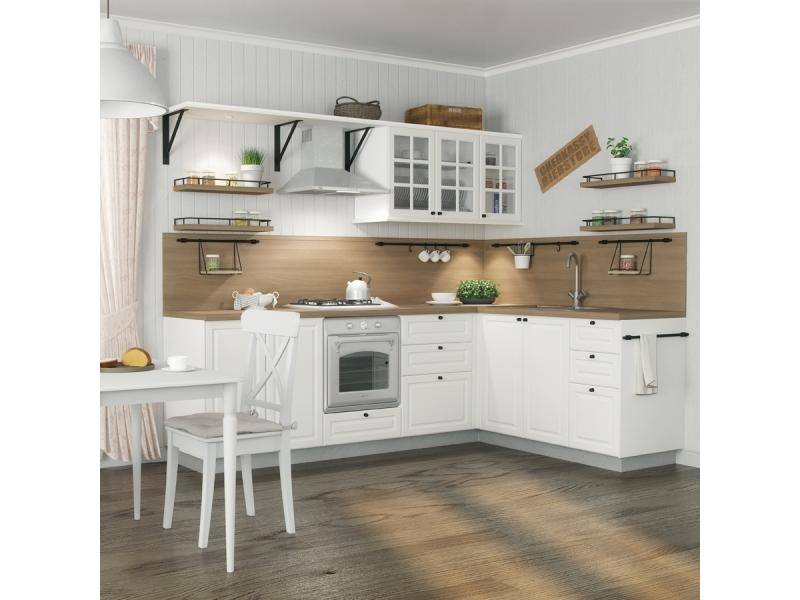 элегантный белый кухонный гарнитур шеби в Нижневартовске