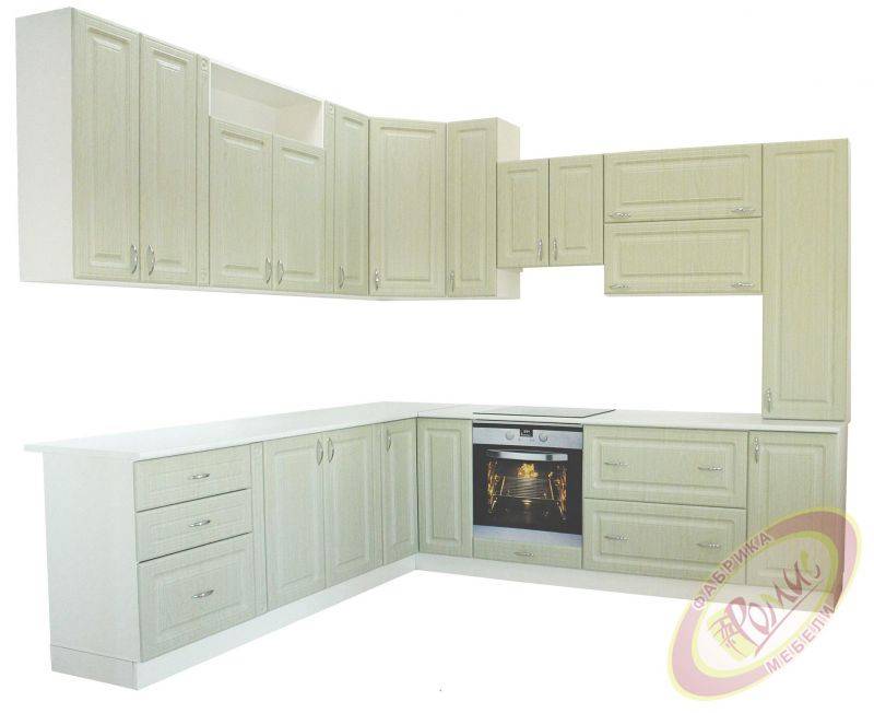 кухня ромис 4 угловая с фасадами из мдф в Нижневартовске