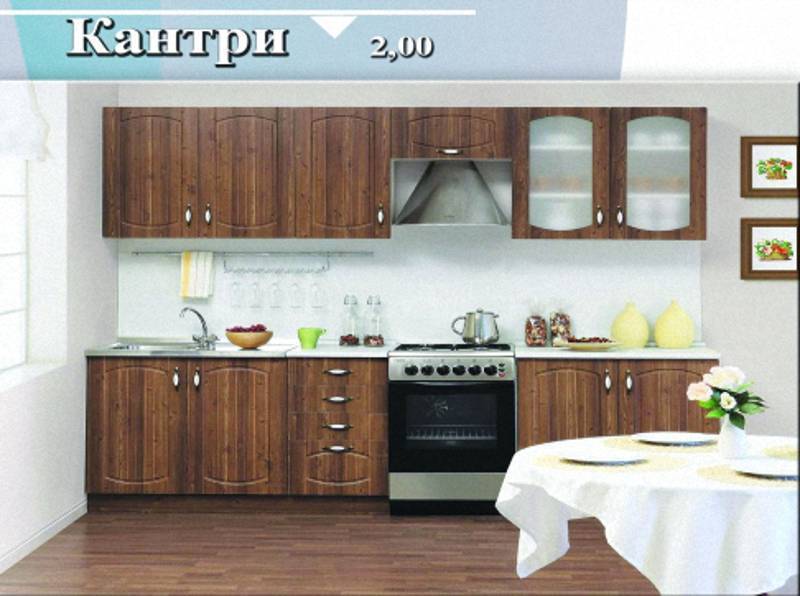 кухня прямая «кантри» в Нижневартовске