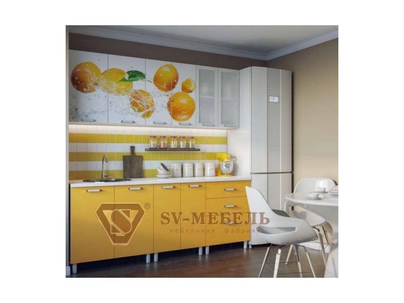 кухня с фотопечатью фрукты 2000 в Нижневартовске