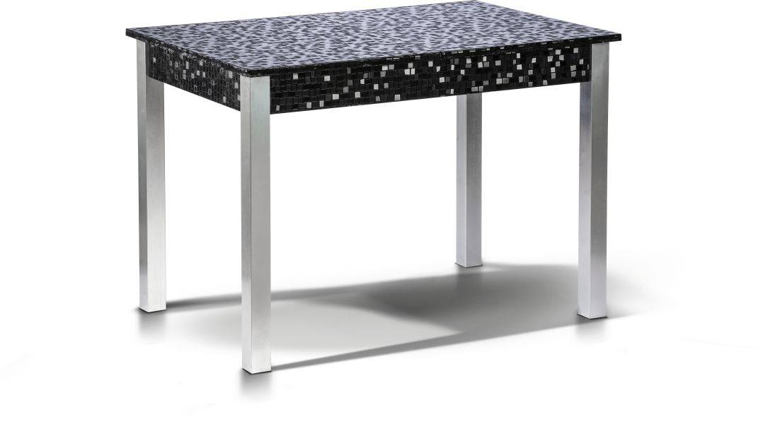 стол обеденный лугано мозаика черная в Нижневартовске