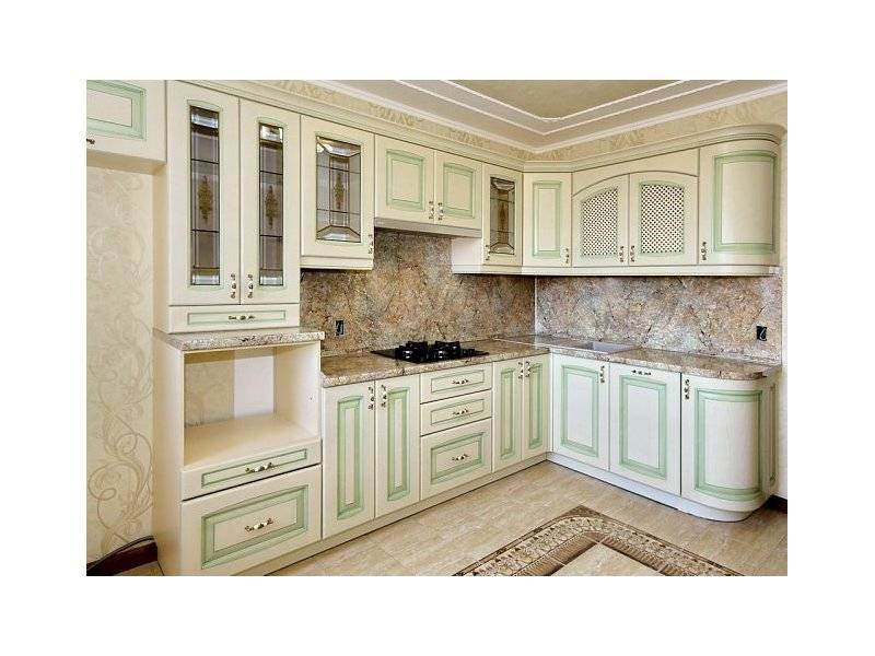 угловая кухня из массива марсилья в Нижневартовске