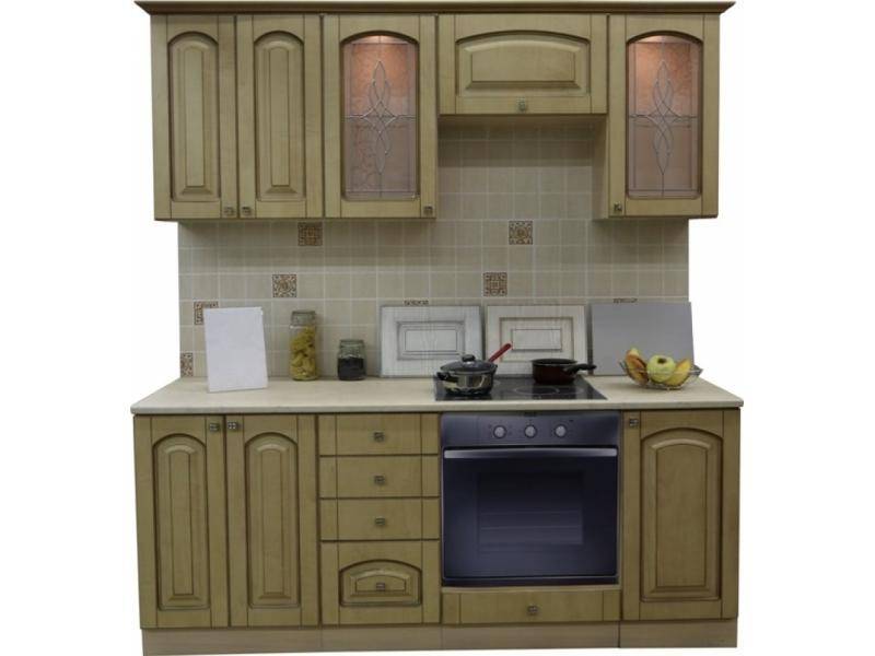 кухня прямая патина беленый дуб в Нижневартовске