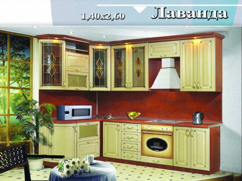 кухня угловая «лаванда» в Нижневартовске