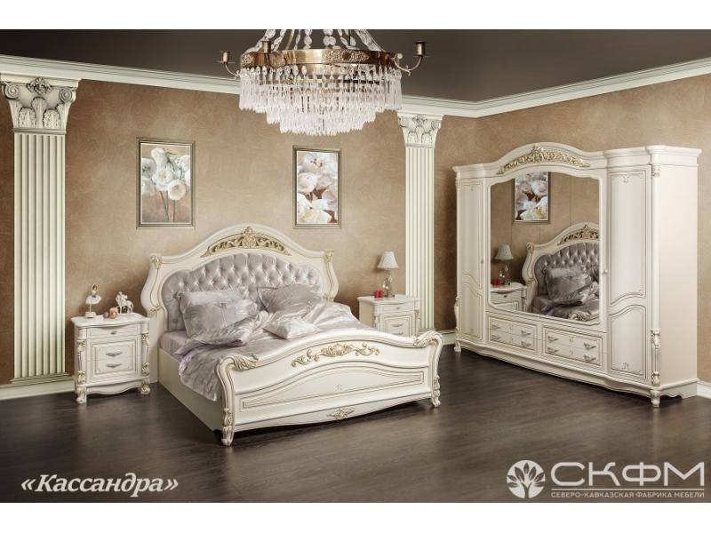 спальный гарнитур касандра светлый в Нижневартовске