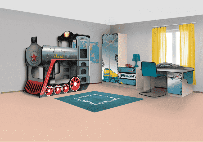мебель для детской паровоз в Нижневартовске