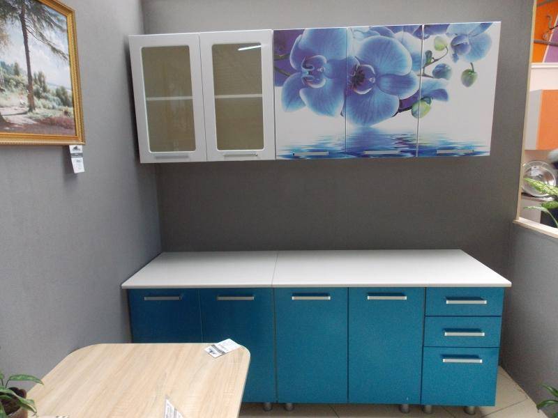 кухня прямая лорис 1 фрезеровка лео фотопечать в Нижневартовске