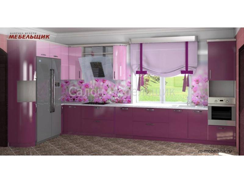 большая кухня из пластика в Нижневартовске