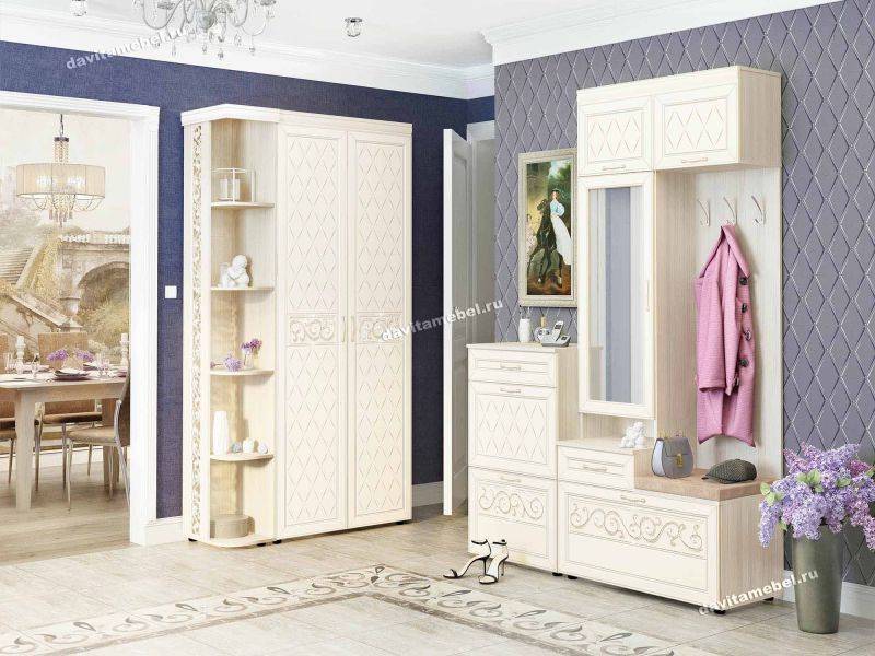 угловой набор мебели для прихожей тиффани в Нижневартовске