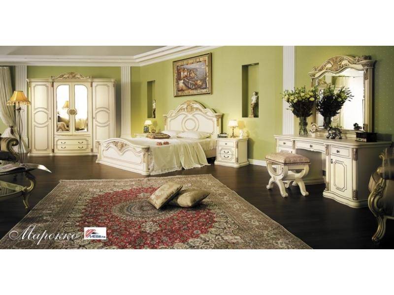 спальный гарнитур марокко крем в Нижневартовске