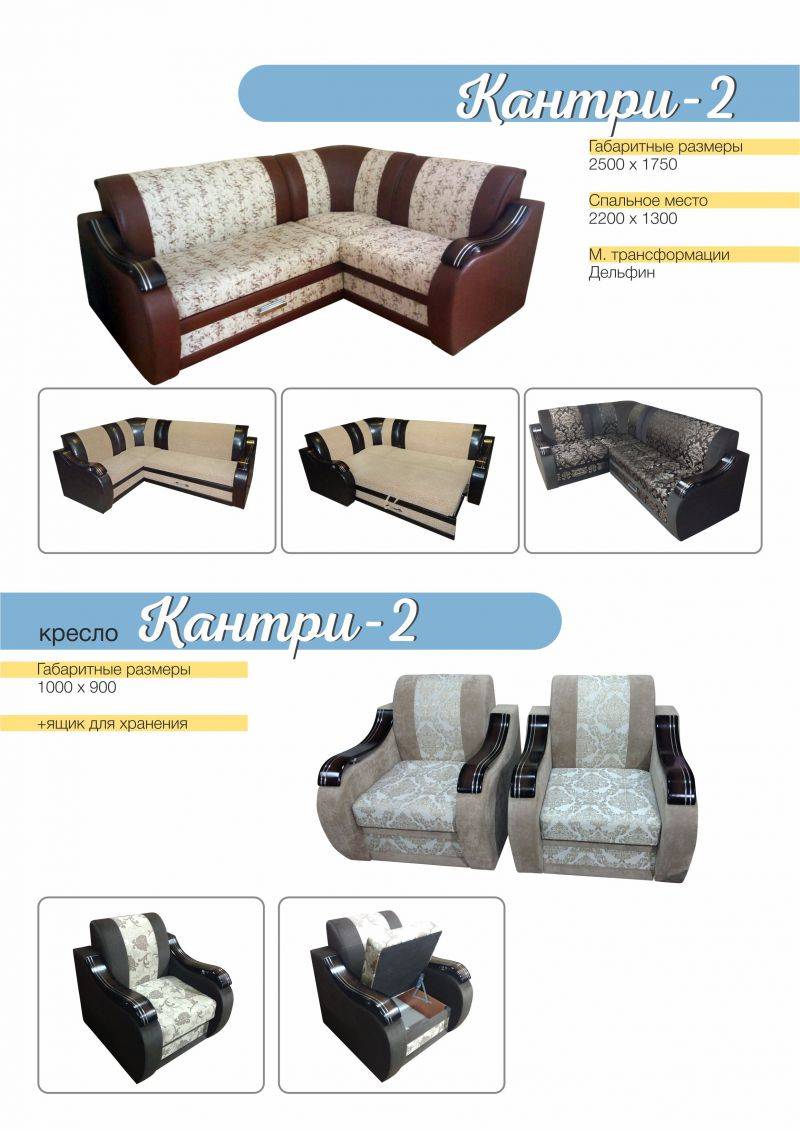 угловой диван кантри 2 в Нижневартовске