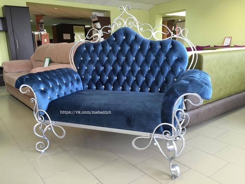 кованный диван армель с элементами каретной стяжки в Нижневартовске