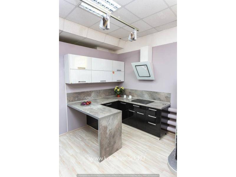 кухонный гарнитур фабула (fabula) с барной стойкой в Нижневартовске